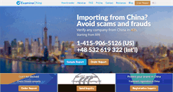 Desktop Screenshot of examinechina.com